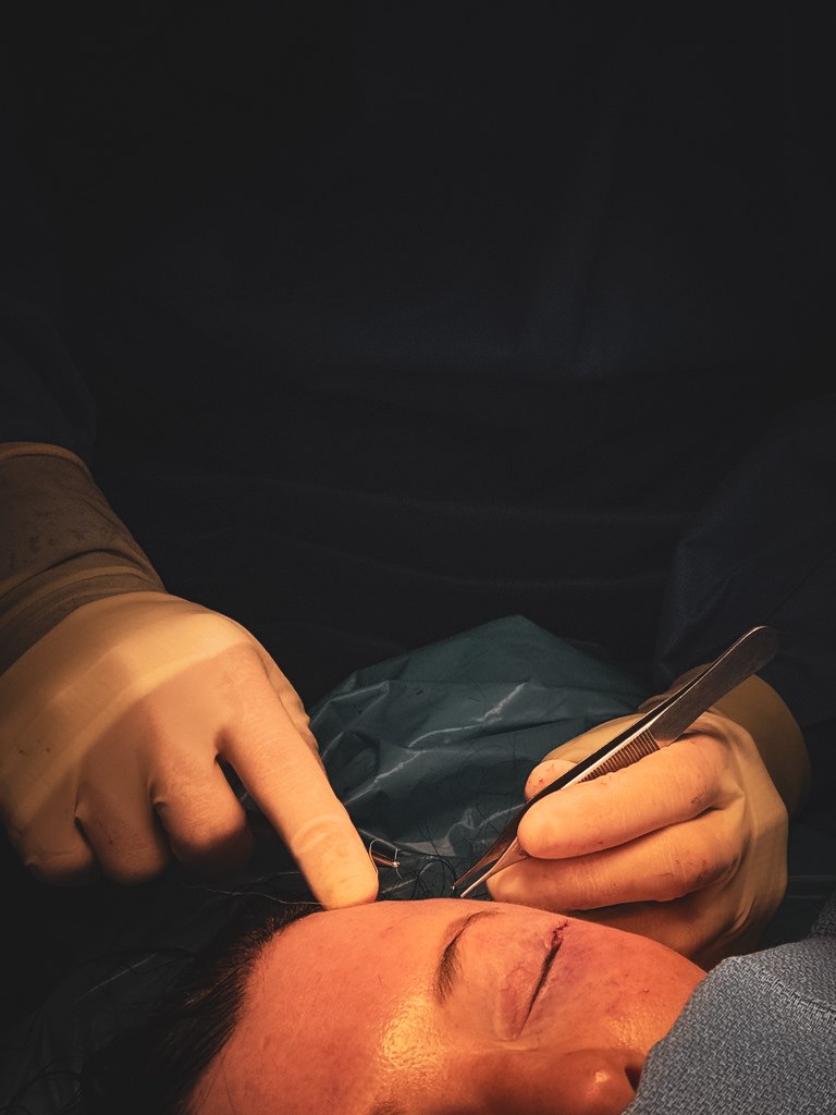 Dr. Arman Danielian operating